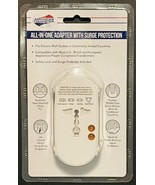 American Tourister All-in-One Wall Outlet Adapter Safety Lock &amp; Surge Pr... - $13.53