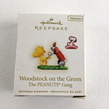 Hallmark Keepsake Ornament Miniature Peanuts Gang Woodstock On The Green... - $15.80