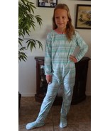 Girl Carter&#39;s Fleece Footed pajama Blanket Sleeper 4 5 Fairisle Nordic N... - £10.20 GBP