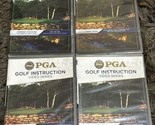 4 PGA GOLF INSTRUCTION Video Series DVDs - Short Game - Sand Saves - Tee... - £18.96 GBP