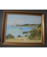 Original oil on canvas Clark’s Beach Greenport Impressionist H.S Boerum ... - $616.73 CAD