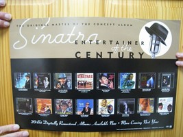Frank Sinatra Poster Entertainer Of The Century 2 Sided Timeline - £21.04 GBP