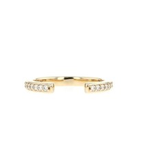 Open Pave Wedding matching stacking Band For Women, Valentine Day Gift Ring - £69.59 GBP