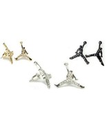3 Pairs of Michael Air Jordan Jumpman Black, Gold, and Silver Tone CZ St... - $550.42 MXN