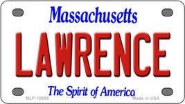 Lawrence Massachusetts Novelty Mini Metal License Plate Tag - $276.39 MXN