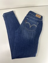 Women’s Leggings LEVI’S Size 7m 28x30 Pants Blue Denim Used Jeggings - £13.96 GBP