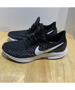 Nike Zoom Pegasus 35 Women&#39;s Size 8 Running Shoe Black White Athletic Sn... - $35.39