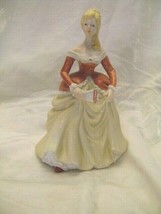 Lady in Victorian Dress Porcelain Figurine  - £19.46 GBP