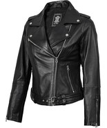Lambskin Leather Jacket Women - Stylish Womens Leather Jackets - $161.22 CAD