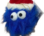 Holiday Harry Plush Toy Fluff Ball Santa  By Zanies 4.5 inches dog toy  - £8.24 GBP