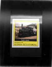 Tchotchke Framed Stamp Art - Railroads - Locomotive in Java - £6.37 GBP