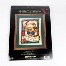 Christmas Counted Dimensions Gold Collection Picture Kit,Bearing GIFTS,8638,NIP - £249.23 GBP