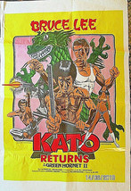 Bruce Lee: (Kato Returns) Green Hornet Ii Orig,Vintage One Sheet Movie Poster* - £233.62 GBP