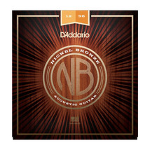 D&#39;Addario Nickel Bronze Acoustic Guitar Strings, Lt. Top/Med. Bottom, 12-56 - $22.79