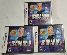 3 New Jeopardy (Nintendo DS, 2010) Multi-Player Bundle Pack (FOR ORIGINAL NDS) - £22.42 GBP