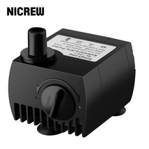 Ultra-Quiet Mini Submersible Water Pump for Aquarium Pond Fish Tank 300L/H IPX8  - £18.59 GBP