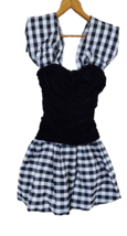 vintage short dress brand positively ellyn brand , 80s. - $65.34