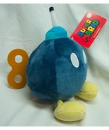 Nintendo Super Mario Bros BOB-OMB BOMB 9&quot; Plush STUFFED ANIMAL Toy NEW w... - $336.63 MXN