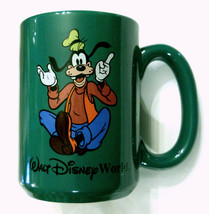 Walt Disney Goofy Coffee Mug Green Cartoon Hound Dog Tea Cup Collectible  - £15.62 GBP