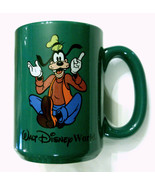 Walt Disney Goofy Coffee Mug Green Cartoon Hound Dog Tea Cup Collectible  - £15.79 GBP