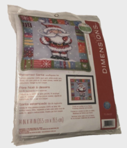 Needlepoint Kit Dimensions Patterned Santa Claus Christmas Vintage #71-09157 New - £19.83 GBP