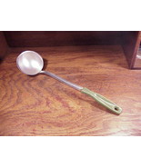 Vintage 1970&#39;s EarthGrown Canning Dipper, Steel Ladle, Avocado Green Handle - £7.79 GBP