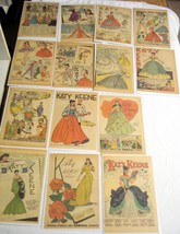 14 Katy Keene 1950&#39;s Gown Pin-Up, Paper Doll and Comic Pages Bill Woggon GGA - £15.63 GBP