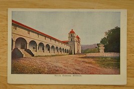 Vintage Souvenir Postcard California UDB Santa Barbara Mission 104 Reider - £10.19 GBP