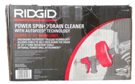 USED - RIDGID Power Spin+ Drain Cleaner for 3/4&quot; - 1 1/2&quot; Drain Lines  5... - $44.99