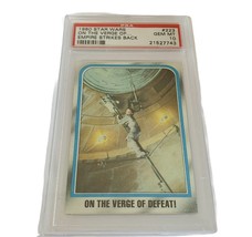 Star Wars Trading Card vtg PSA 10 Gem Mint #223 Verge Defeat Luke Skywalker r2d2 - £593.52 GBP