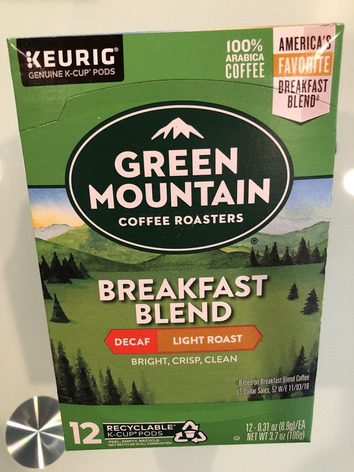 Primary image for GREEN MOUNTAIN COFFEE ROASTERS DECAF BREAKFAST BLEND KCUPS 12CT