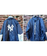 Vintage NY Yankees Nylon Shell Jacket XL G-III Carl Banks Embroidered Logos - $106.13 CAD