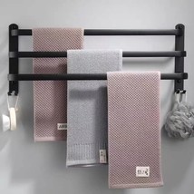Senhill 24-Inch Towel Holder Towel Rail Towel Hanger, 3-Tier Towel Bar, Wall - £32.15 GBP