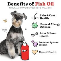 Fish Oil for Dogs - Healthy Skin &amp; Coat, Salmon, Pollock, All Natural Su... - $77.42