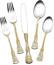 Royal Albert Stainless Old Country Roses 20 PC. Service For 4 New in Box - $135.14