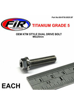 Titanium Ktm 0015060253 Hh Collar Screw M6 X25mm 250XC Tpi SXF250 SX150 125XC - £13.12 GBP