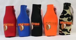 Lot 5 Hooters Bottle Koozie Denam Springs, LA - Blue Red Orange Black Camouflage - £23.59 GBP