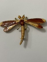 Vintage Weiss Dragonfly Brooch Pin Estate Rare - £22.41 GBP