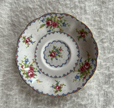 Royal Albert Bone China England Petit Point China Tea Saucer Cross Stitch Roses - £1.50 GBP