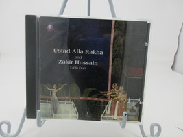 Ustad Alla Rakha and Zakir Hussain Tabla Duet India cd - £23.44 GBP