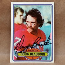 1980 Topps #26 Doug Beaudoin SIGNED New England Patriots Autographed Card - £3.87 GBP