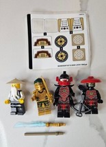 LEGO 71702 Figures And Stickers NINJAGO LEGACY Golden Mech Replacement  - $28.66