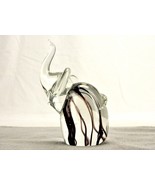 Enesco Art Glass Abstract Elephant Paperweight, Streaked Amethyst,  ELP-08 - £15.31 GBP