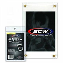 10 BCW Recessed 4-Screw Screwdown Standard Sized Card Holders - $22.53