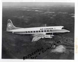 Photographs Air Canada Photograph - Viscount 4 Engine Propeller Aircraft - $3.50