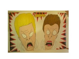Beavis And Butthead Poster Butt Head &amp; Scary Faces - £14.13 GBP