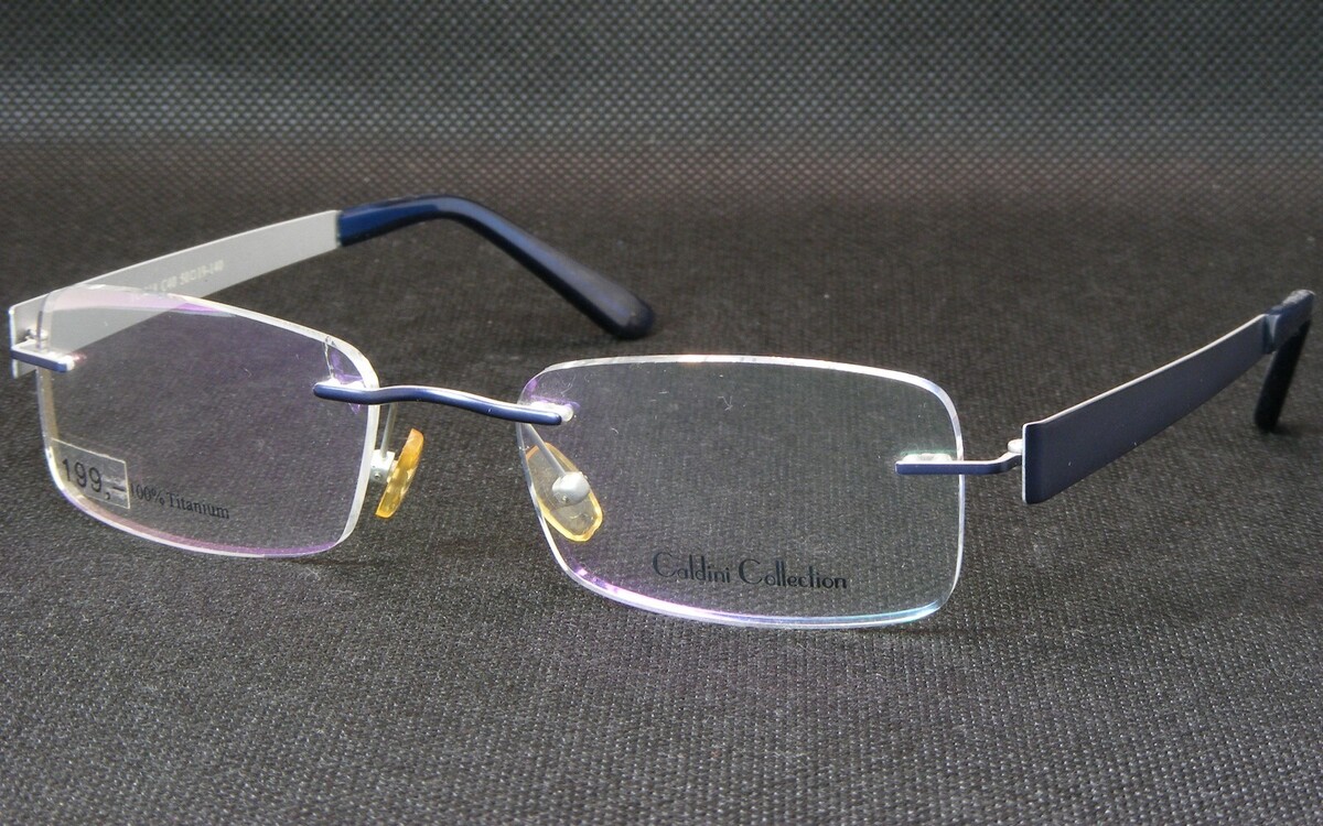 Caldini Collection TC018 C40 Matt Marineblau Einzigartig Rare Brille 50-... - $96.02
