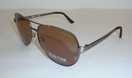 Kenneth Cole Reaction KC2861 Matte Light Green Brown New Mens Aviator Su... - $98.01