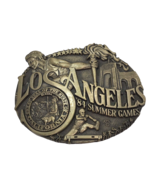 Vintage Belt Buckle Los Angeles 84 Summer Olympic Games 1st Edition ADM ... - £23.70 GBP