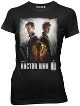 Doctor Who Day of the Doctor Poster Image Baby Doll/Juniors Style T-Shir... - $14.99